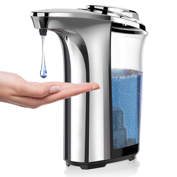 Dispensador Automático De Jabón Touchless 500 Ml (plateado)
