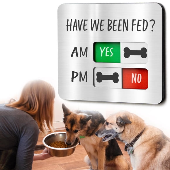 Imán Recordatorio de Alimentación para Perros Abudada – Seguimiento AM/PM