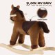 thumbnail image 3 of Rocking Horse Rock My Baby, marrón oscuro, para niños mayores de 18 años, 3 of 8