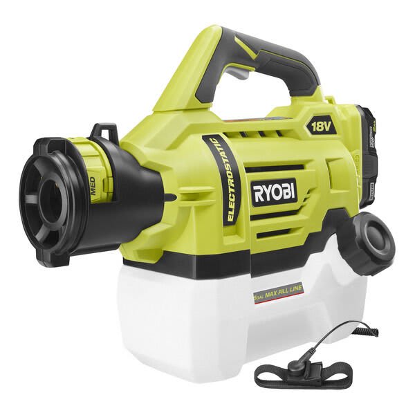 Fumigador Electroestatico Ryobi 18V P2890 + Transformador.