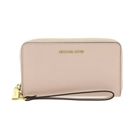 Cartera Michael Kors Multifunción Grande De Viaje Jet Set En Rosa Suave