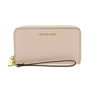 Cartera Michael Kors Multifunción Grande De Viaje Jet Set En Rosa Suave