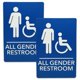 thumbnail image 1 of SEÑAL ADA Johnson Plastics Plus 15 x 23 cm (2 unidades) Azul/Blanco, 1 of 6