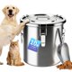 thumbnail image 1 of Contenedor de alimentos para mascotas PRRPRR de 4,5 kg, hermético de acero inoxidable con cuchara, 1 of 7