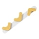 thumbnail image 1 of Perchas De Pared Vintage Adhesivo Decorativo Montado En La Pared Para Mudroom Coat Purse White, 1 of 5