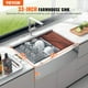 thumbnail image 2 of Fregadero de cocina Farmhouse VEVOR, 84 cm, acero inoxidable 304, con Acc, 2 of 3