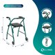 thumbnail image 2 of Andador Burrito Ortopédico Plegable Con Ruedas Y Asiento, 2 of 6