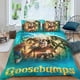 thumbnail image 2 of Escalofríos Conjunto de sábanas temático, trío de piezas, cómodo y amigable con la piel, diseño único, regalo de decoración para el hogar para familiares, amigos y fans,140cm *210cm, 2 of 6