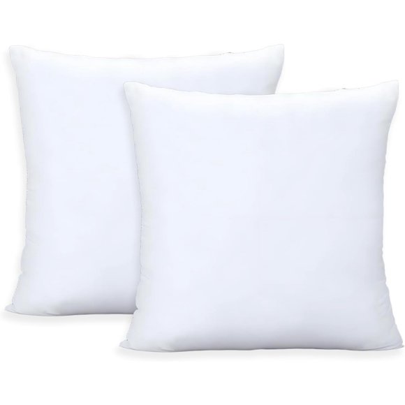 Juego de 2 insertos para cojín ORJ 71 cm blanco de algodón