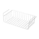 thumbnail image 2 of Canasto De Alambre Debajo Del Estante, Organizador De Metal Para Dormitorio, Armario, Refrigerador, Blanco, 26x22cm, 2 of 3