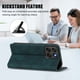 thumbnail image 3 of Funda Billetera para Motorola Moto G77 Imán y Resistente Verde, 3 of 6