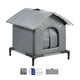 thumbnail image 3 of Casa para Gatos Refrescante Cama Refugio Elevado con Bolsa Impermeable Y Kit de Almohadillas Refrigerantes Diseño de Tela Oxford para Gatos Doméstico S, 3 of 5