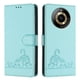 thumbnail image 1 of Funda tipo cartera FOXDOCK para Realme 11 4G con soporte, ranuras, RFID, diseño de gato, 1 of 5