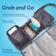 thumbnail image 4 of Bolsa portátil para cambiador de pañales para bebés Graco Grey, 4 of 7