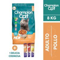 Champion Cat - Alimento Seco Adulto Sabor Pollo 8Kg