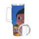 thumbnail image 3 of Agnes de Mi Villano Favorito Vaso aislado de acero inoxidable con asa, diseño temático, regalo para familia, amigos y fans; incluye pajita y encaja en el portavasos estándar, 40 oz, 3 of 6