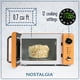 thumbnail image 2 of Horno microondas Nostalgia Retro Compact 0.7 pies cúbicos 700W naranja, 2 of 3