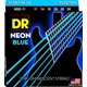 thumbnail image 1 of Cuerdas para guitarra eléctrica DR Hi-Def Neon Blue Heavy NBE11, 1 of 1
