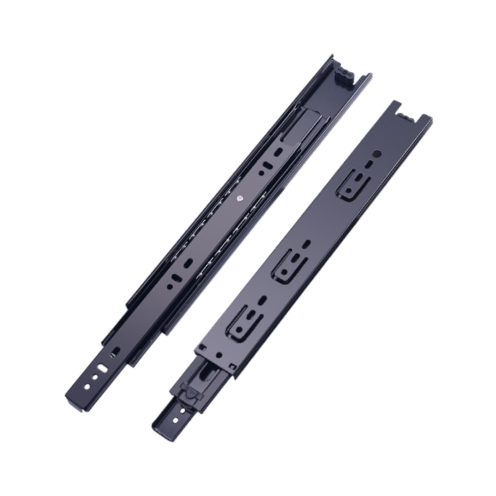 Magideal - Guías Deslizantes Para Cajones De Gabinetes, Rieles, Guías Deslizantes, Accesorios Prácticos De Fácil Instalación, Montaje Lateral, Reemplazo De Riele 30 Centímetros