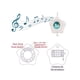 thumbnail image 4 of Móvil Musical Giratorio para Cuna con Proyector y Control Remoto, 4 of 6