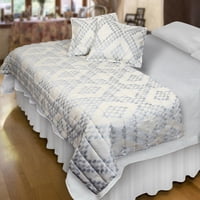 Mallorca - Piecera Con Fundas Boston Índigo Reversible