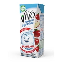 Agua Saborizada Manzana Caja 190 Ml Vivo