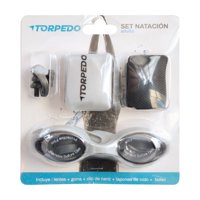 Torpedo - Set Natación Adulto Plata