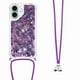 thumbnail image 1 of Funda FOXDOCK para iPhone 16 Plus con Cuerda Ajustable, Brillo Líquido, Protección Antigolpes y Lente – Ideal para Regalo, 1 of 6
