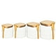 thumbnail image 1 of Set 4 Frascos Hermeticos Especias Tapa De Bambu Y Cuchara, 1 of 3