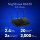 thumbnail image 2 of Router WiFi 6 NETGEAR Nighthawk RAX30 AX2400 2,4 Gbps reacondicionado, 2 of 6