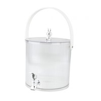 Magideal - Dispensador De Bebidas, Contenedor Dispensador De Bebidas Con Grifo, Jarra De Agua Fría Portátil Y Resistente, Barril De Bebidas Para Jugo Helado 19Cmx18.5Cm 3.5L