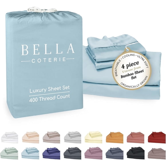 Juego de Sábanas Bella Coterie Queen 400 TC Bambú