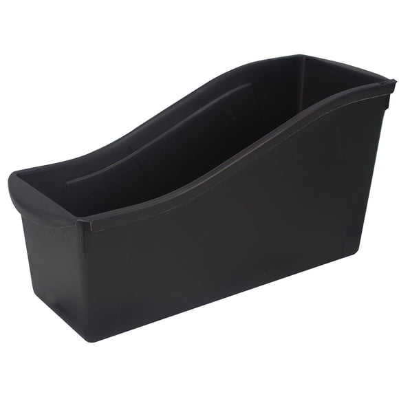 Librera Storex Industries grande de 14,3 x 5,3 x 7 pulgadas con bolsillo frontal