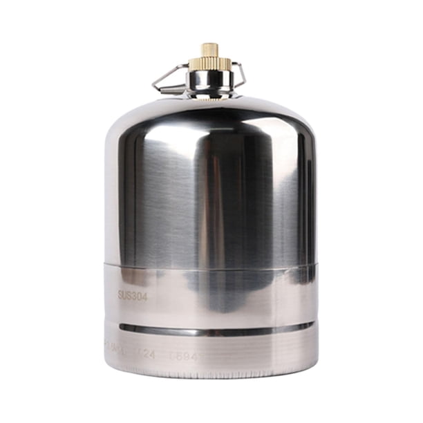 Tanque de Gas para Acampar, Bote de Combustible de Gas para Acampar, Cilindro de Tanque de Gas Práctico Portátil Recargable Vacío para Cocinar Al Aire 1.35L