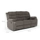 thumbnail image 3 of Sofá 3 Cuerpos Reclinable Tradicional Norman Terciopelo Gris 2011SFGR, 3 of 11