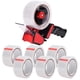 thumbnail image 1 of Dispensador de cinta Zuvo Heavy Duty con 6 cintas de embalaje transparentes, 1 of 7