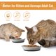 thumbnail image 5 of Cuencos de acero inoxidable para gatos Wellbro, aptos para bigotes, 350 ml, 2 unidades, 5 of 6