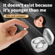 thumbnail image 3 of Auriculares inalámbricos Honcas Invisible Mini Bluetooth 5.3 blancos, 3 of 9
