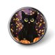 thumbnail image 1 of Fiesta del gato negro-Theme Round Button Badge: Premium Metal Construction, Ideal for High-End Events 2.8 cm, 1 of 6