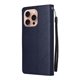thumbnail image 4 of Funda Cartera para iPhone 16 Pro con Tarjetero, Soporte y Cordón - Protección Azul, 4 of 6
