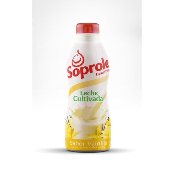 Leche Cultivada Sabor Vainilla Botella, 1 L