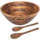 thumbnail image 1 of Juego de ensaladeras AIDEA de madera de acacia con utensilios de 12,5 pulgadas, 1 of 5