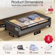 thumbnail image 2 of Organizador bajo cama Yecaye, paquete de 2, 30,7 × 16,9 × 6,7 pulgadas, capacidad de 30 kg, 2 of 3