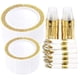 thumbnail image 1 of Juego de vajilla WELLIFE Gold Plastic 350 piezas con servilletas, 1 of 8