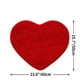 thumbnail image 1 of 1pc Extra Soft Heart Shaped Bath Mat - Absorbent and Non-Slip for Bathroom Floor, Sink, Bathtub, and Shower Room - Perfect Valentine's Day Bathroom Decor, 1 of 4