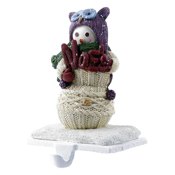 Accesorios De Dise?o De Escena De Gancho De Calcetín De Mu?eco De Nieve De Navidad Para Estantería De Dormitorio B