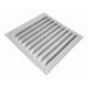 thumbnail image 2 of Celosía Ventilación Pvc Plana 20x20cm Blanco 1un Dvp, 2 of 4