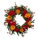 thumbnail image 4 of Guirnalda Redonda De Flores Artificiales Para Puerta Delantera, Adorno De Decoración Para Fiesta En Casa, 4 of 5