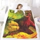 thumbnail image 5 of GODZILLA - GODZILLA anti-pilling, suave, ligera, esponjosa y acogedora de lujo para hogar y cocina – Perfecta para niños y adultos,100X130cm, 5 of 6