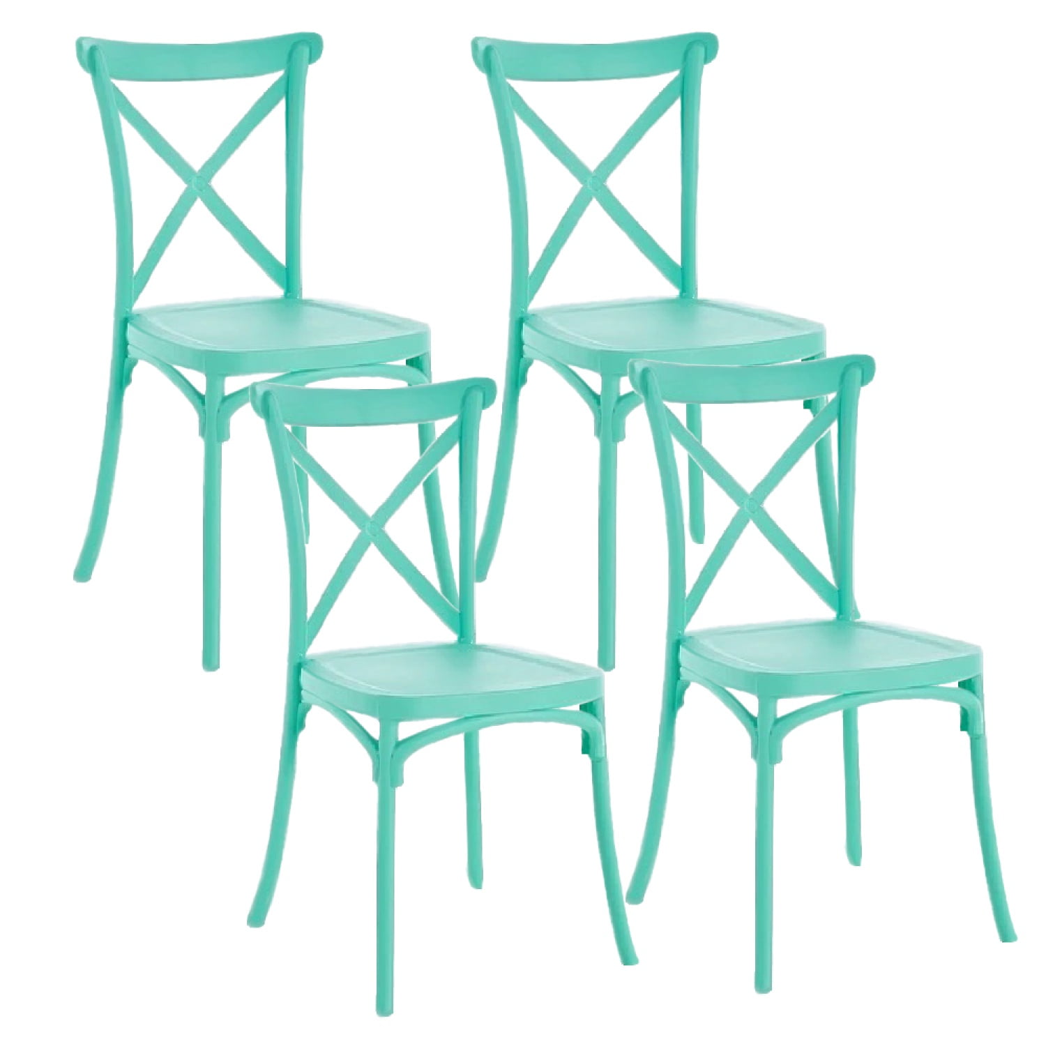 Habita2 Chile - Pack 4 Sillas Sena Menta